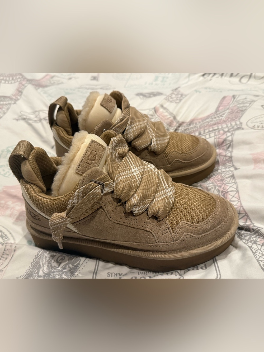 UGG LOWMEL SNEAKERS IN CHESTNUT